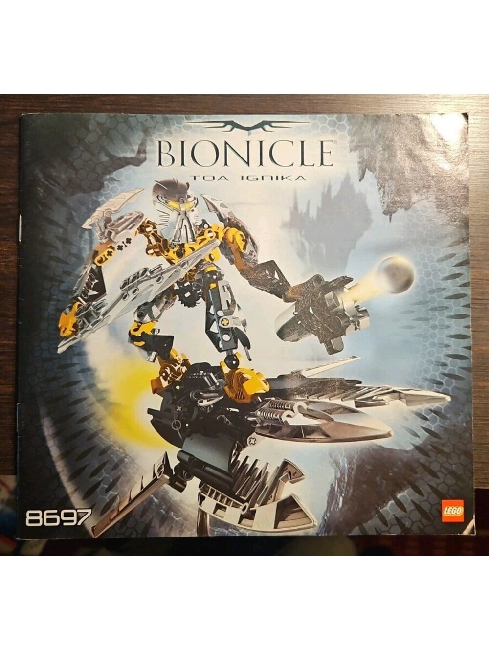 TitleLego Bionicle Toa Ignika 8697 Instruction Manual Booklet Only Good.l